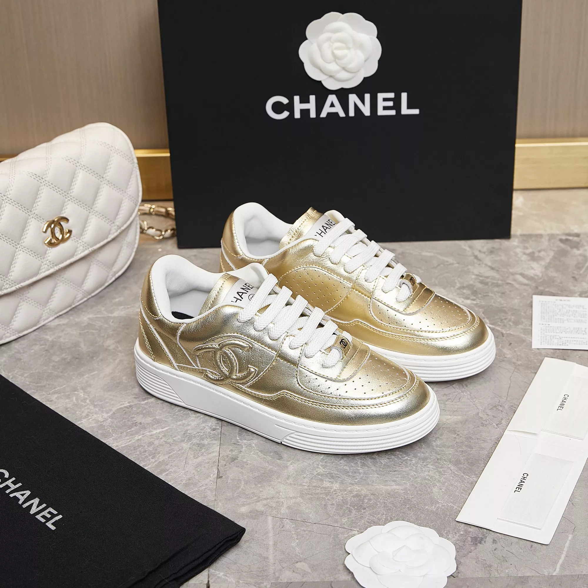 chanel decontractees chaussures pour femme s_12760743